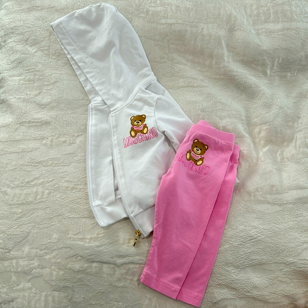 Moschino Baby Girl Teddy Bear Motif Tracksuit